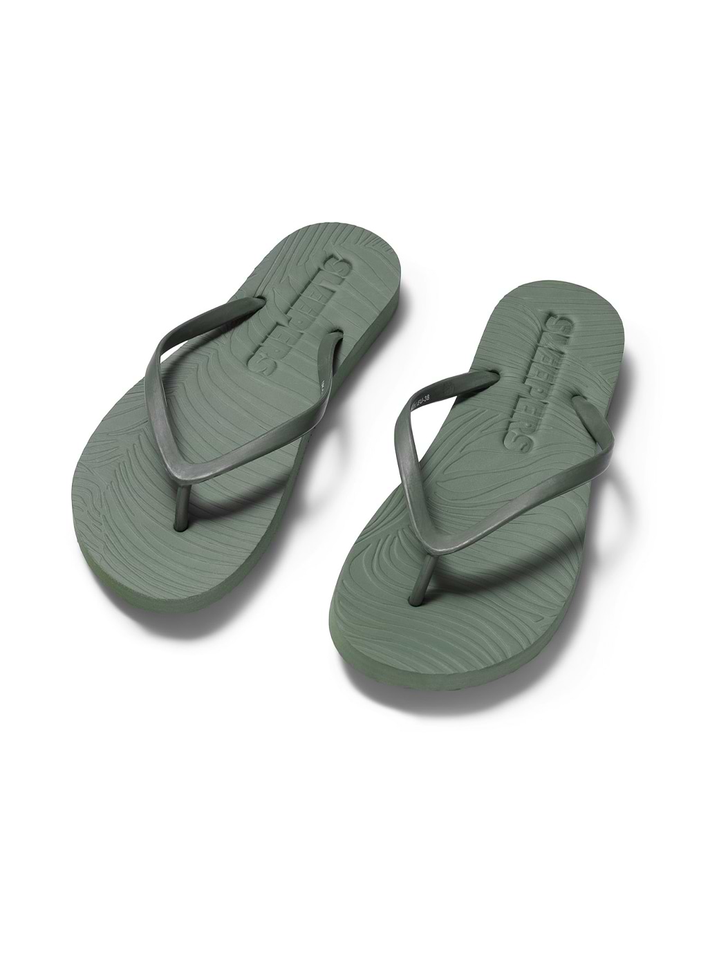 Sleepers Women's Slim Flip Flops Green