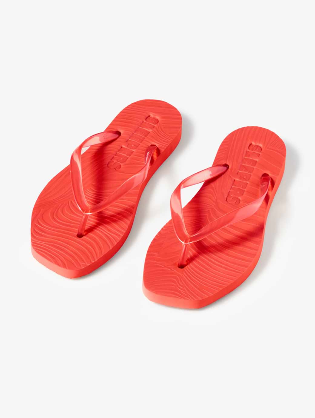 Sleepers Women's Tapered Flip Flops Red Trans