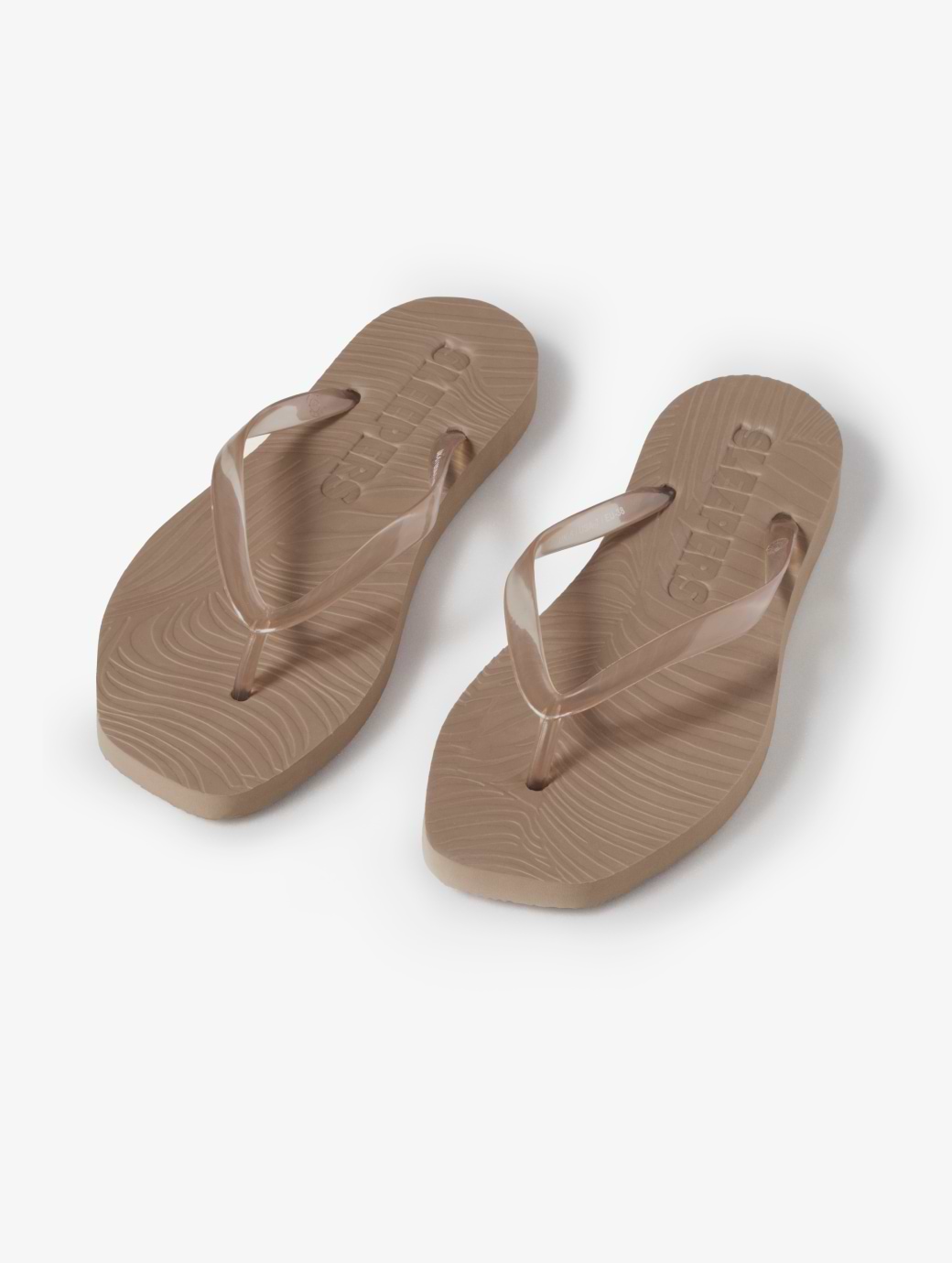 Sleepers Women's Tapered Flip Flops Sand Trans