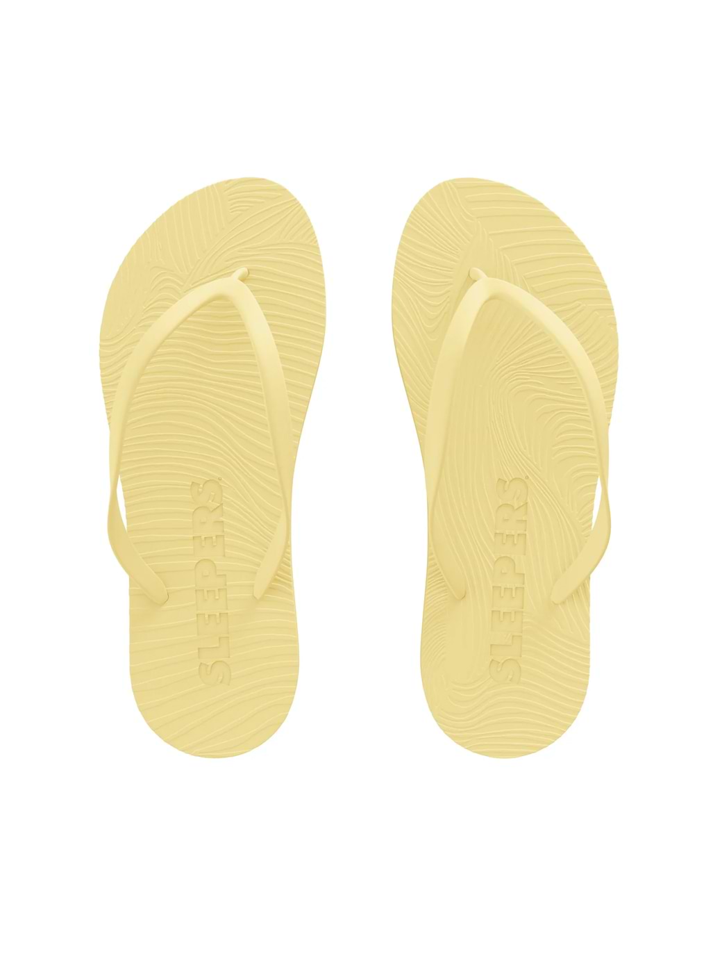 Sleepers Women's Slim Flip Flops Mellow Yellow