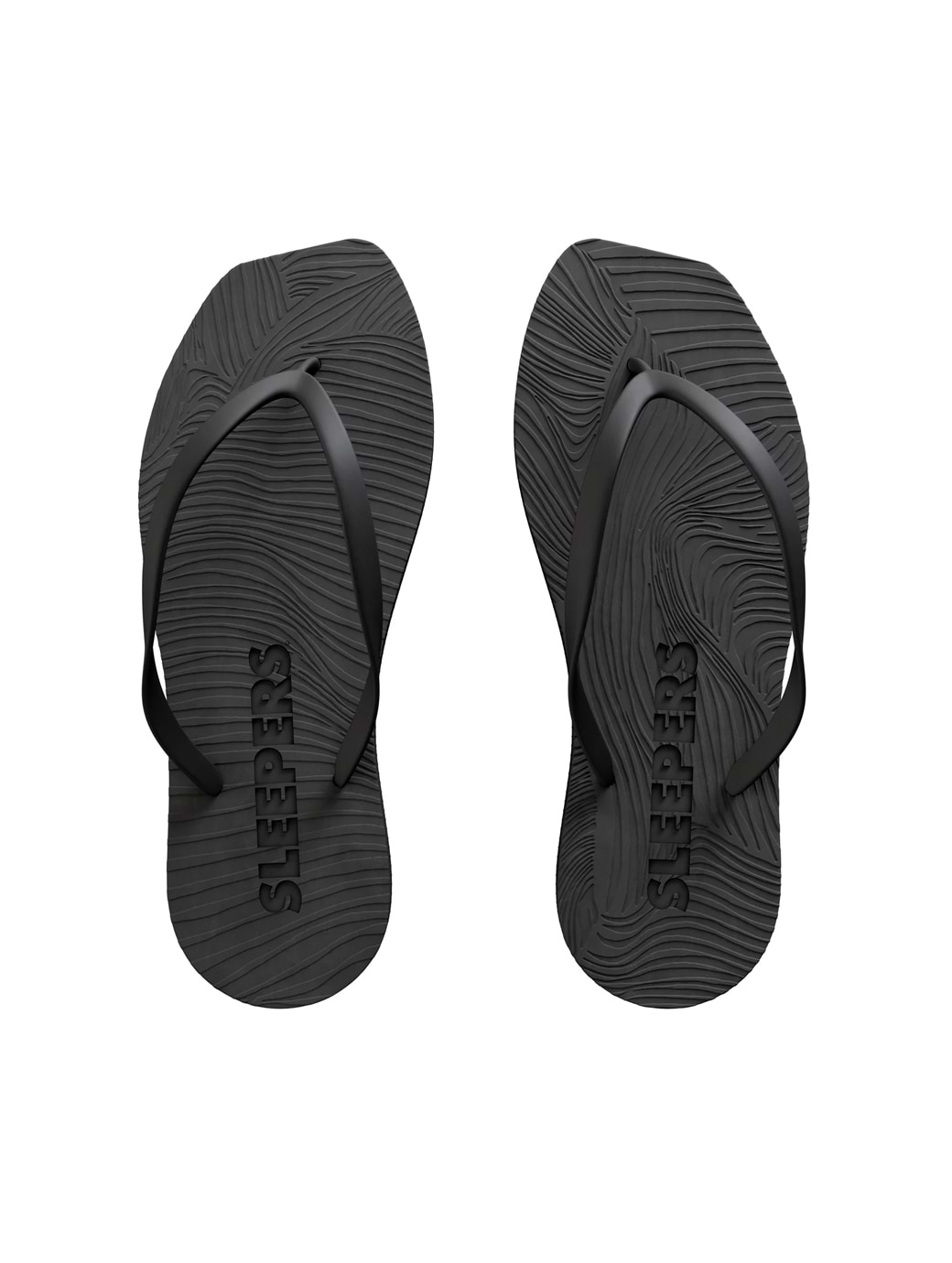 Sleepers Women's Tapered Flip Flops Black