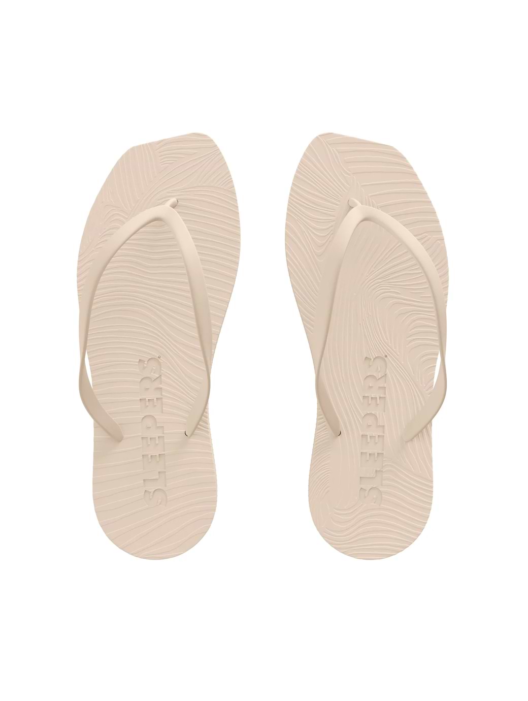 Sleepers Women's Tapered Flip Flops Eggnog