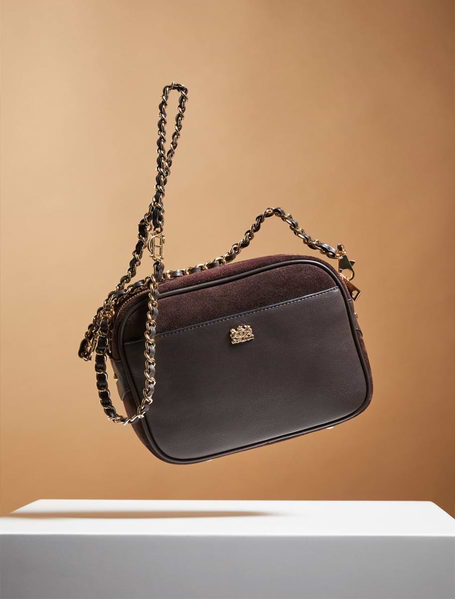 Holland Cooper Soho Camera Bag Chocolate