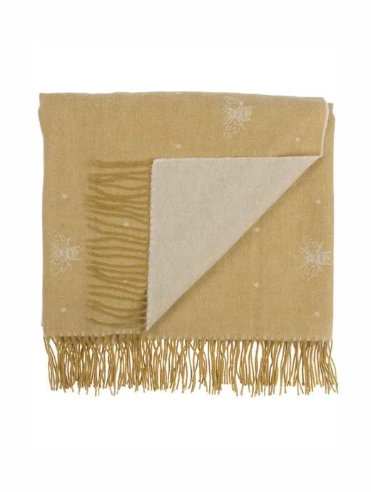 Sophie Allport Bees Alpaca Knitted Throw