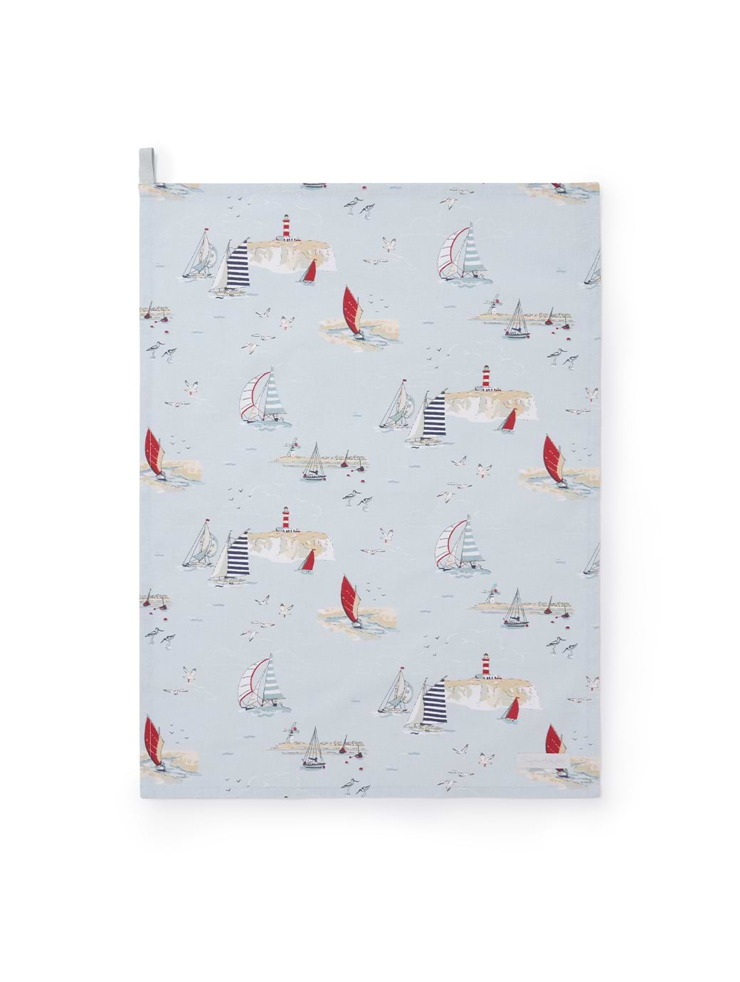 Sophie Allport Coastal Boats Tea Towel