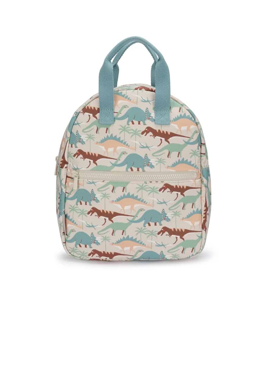 Sophie Allport Cotton Canvas Backpack Dinosaur Camo Large