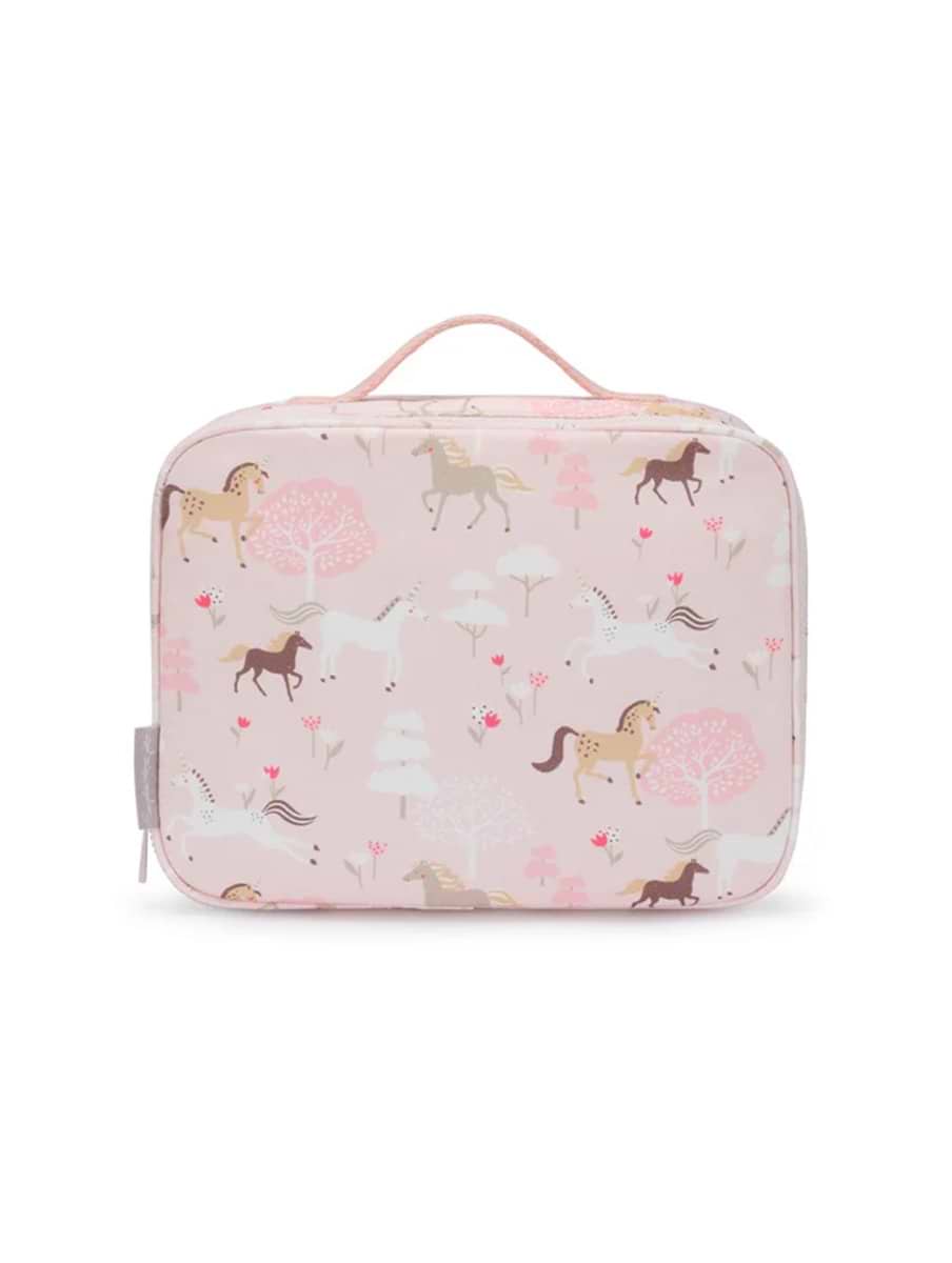 Sophie Allport Cotton Canvas Lunch Bag Forest Ponies