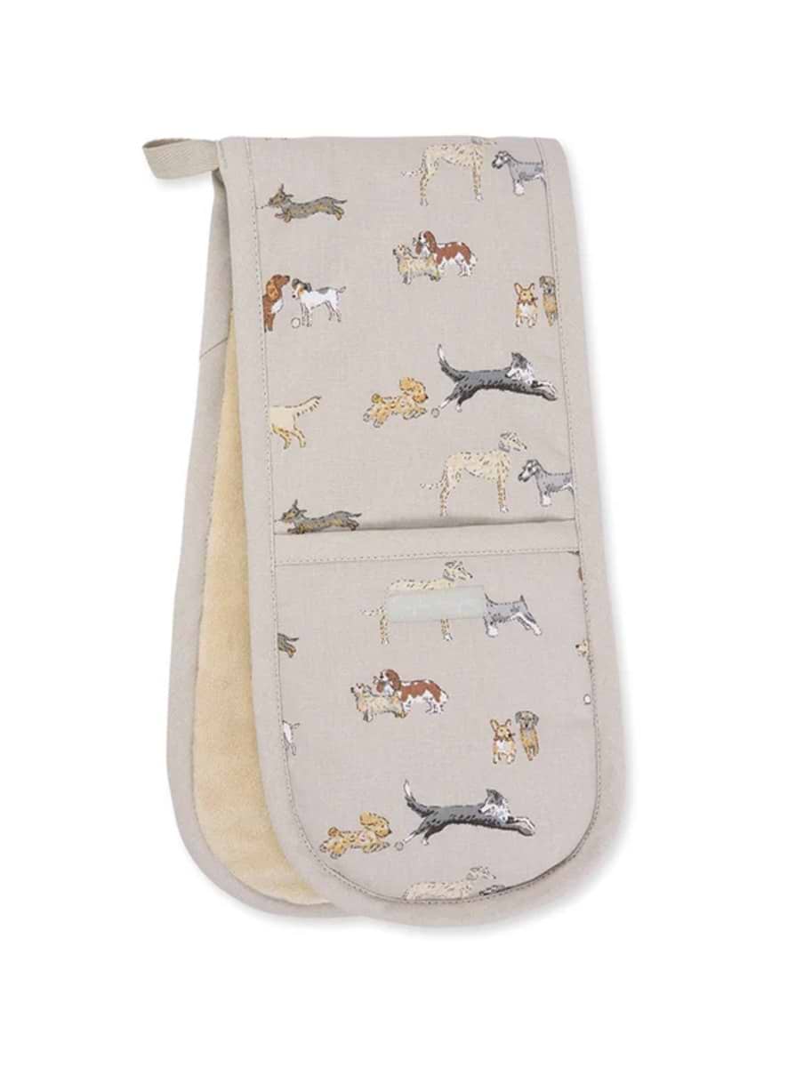 Sophie Allport Double Oven Glove Doggy Day Care