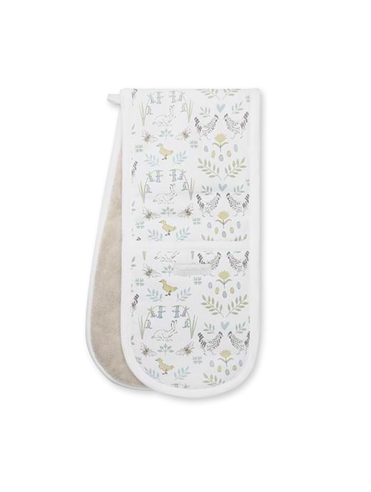 Sophie Allport Double Oven Glove Spring Chicken