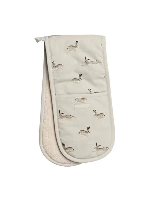 Sophie Allport Hare Double Oven Gloves
