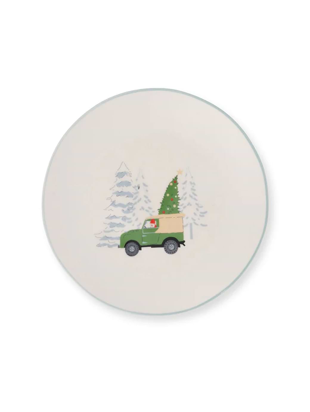 Sophie Allport Home for Christmas Stoneware Small Side Plate White One Size