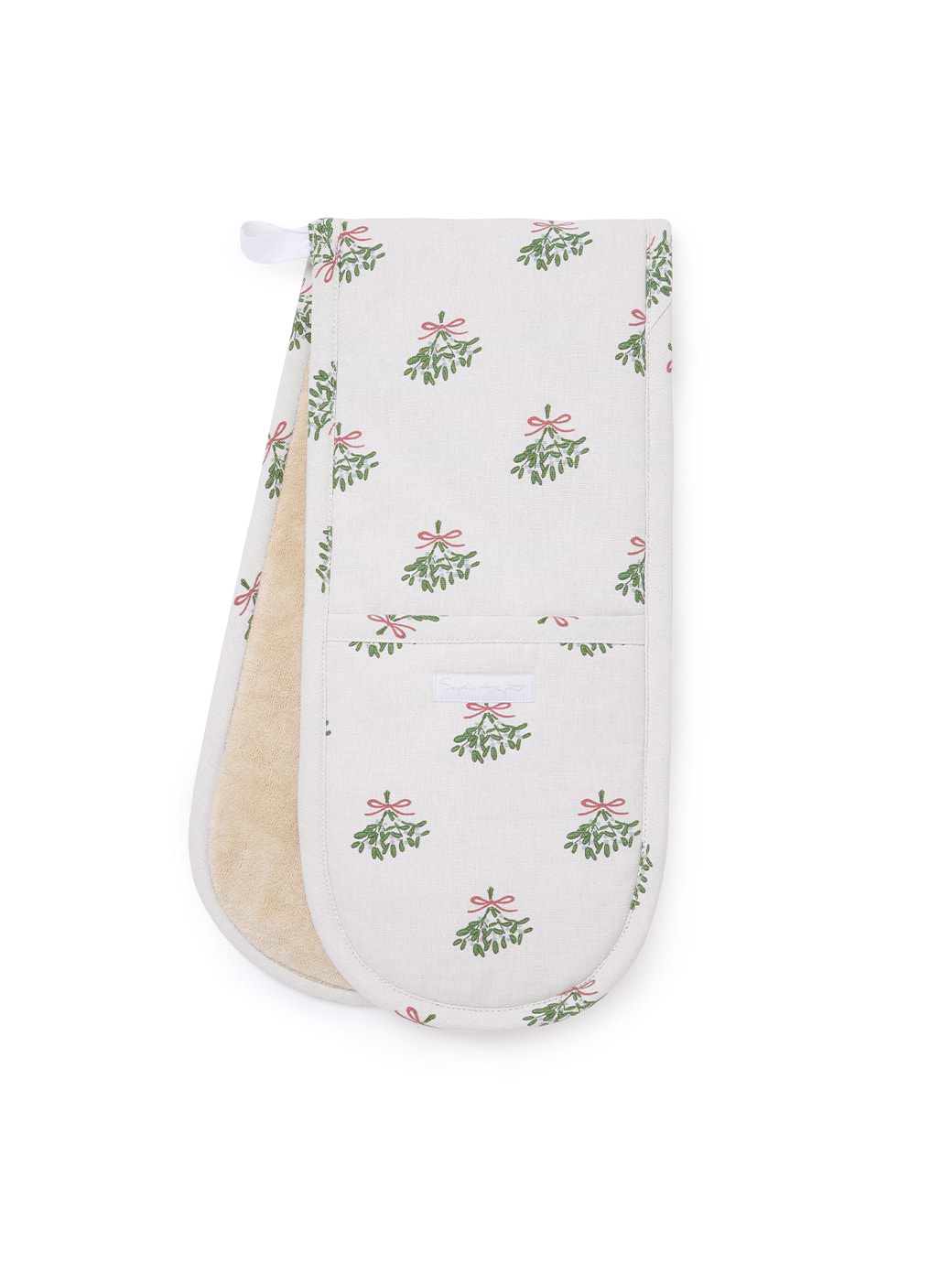 Sophie Allport Mistletoe Double Oven Glove