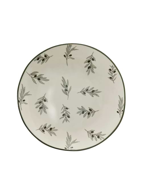 Sophie Allport Nibbles Bowl Stoneware Olive