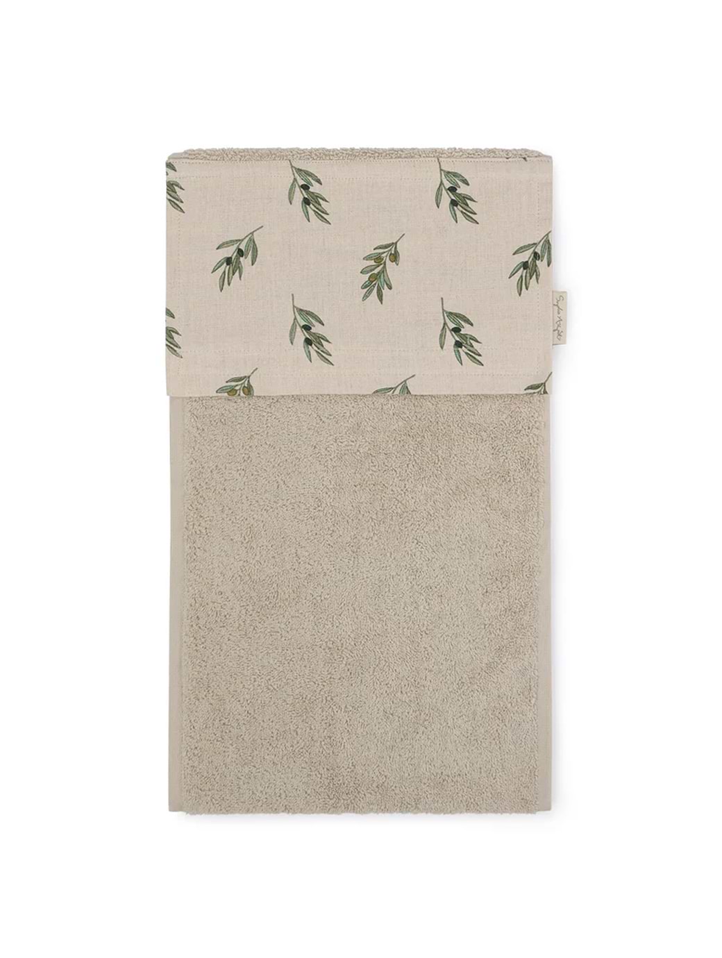 Sophie Allport Olive Linen Roller Hand Towel