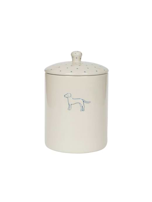 Sophie Allport Pet Storage Jar Stoneware Patterned Fetch 