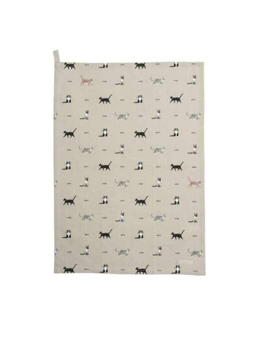 Sophie Allport Purrfect Tea Towel