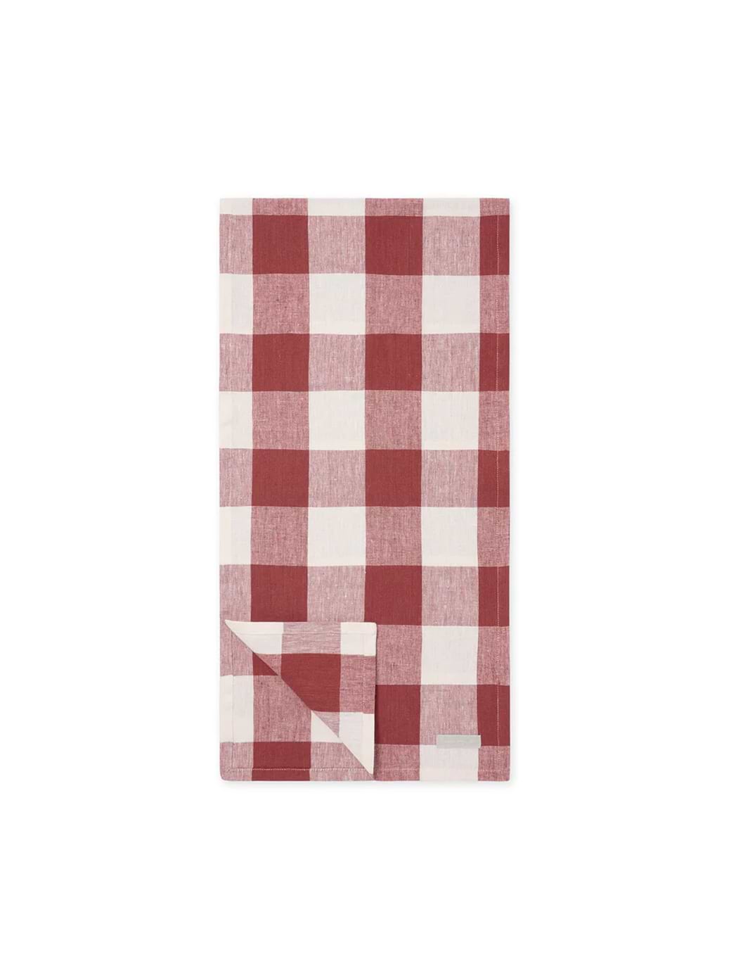 Sophie Allport Rustic Red Gingham Linen Table Runner