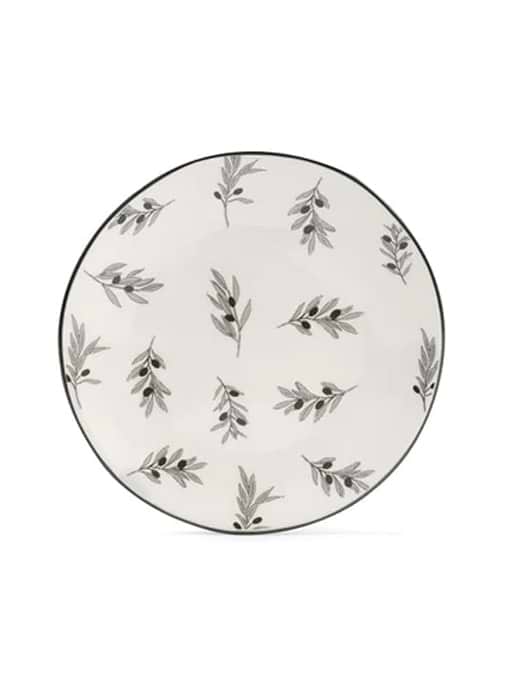 Sophie Allport Side Plate Stoneware Small Olive Branches 