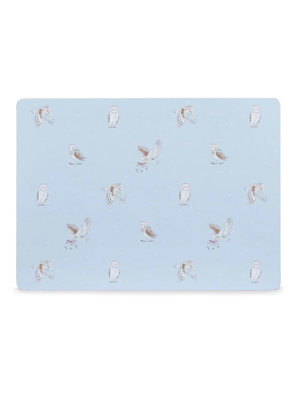 Sophie Allport Snowy Owls Extra Large Placemats (Set of 2)