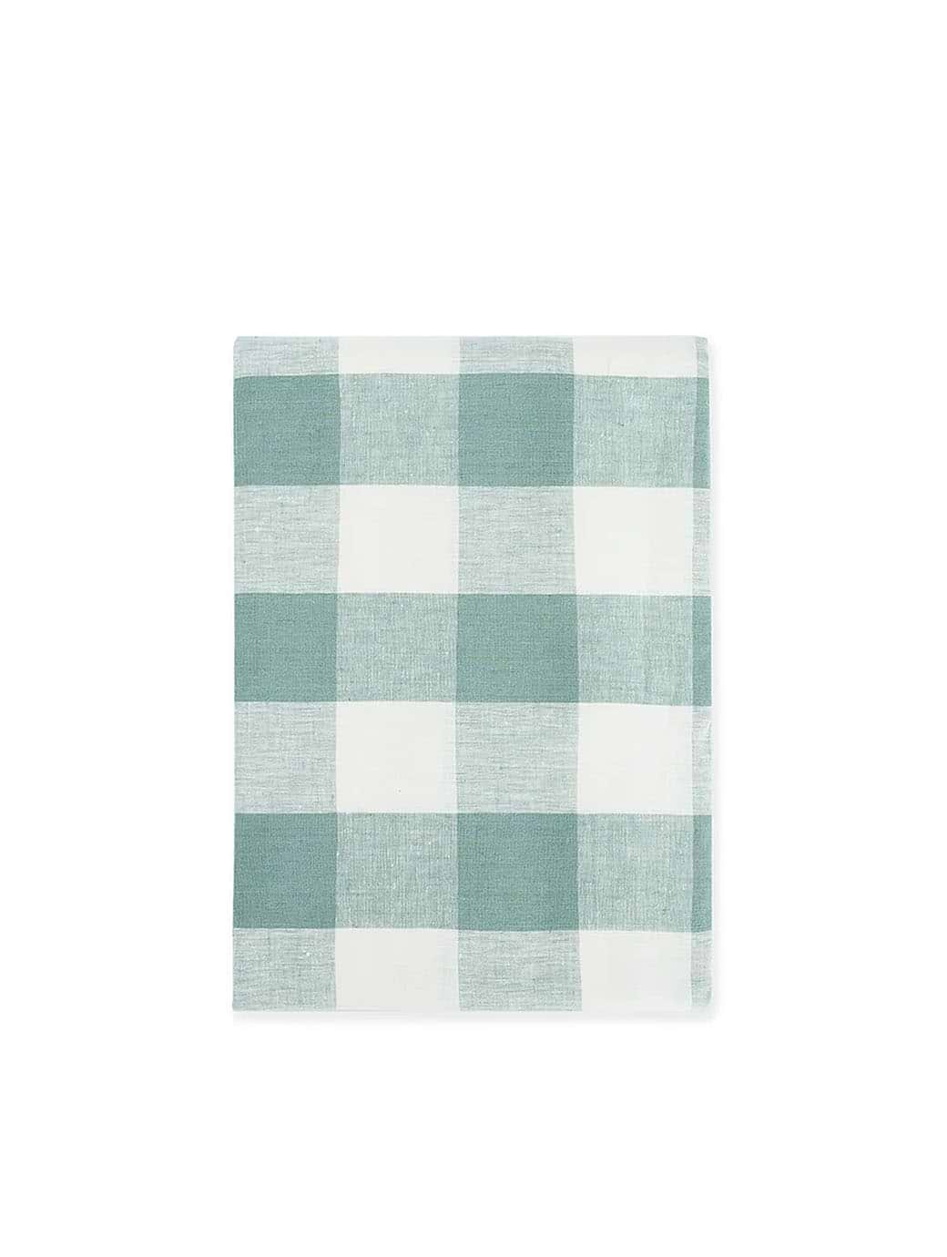 Sophie Allport Teal Gingham Linen Tablecloth
