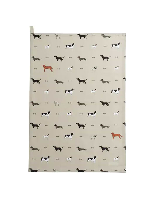 Sophie Allport Woof Tea Towel