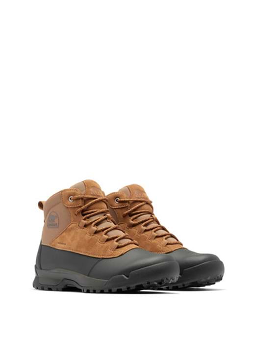 Sorel Men's Buxton Lite Lace Plus Waterproof Boot Elk/Black