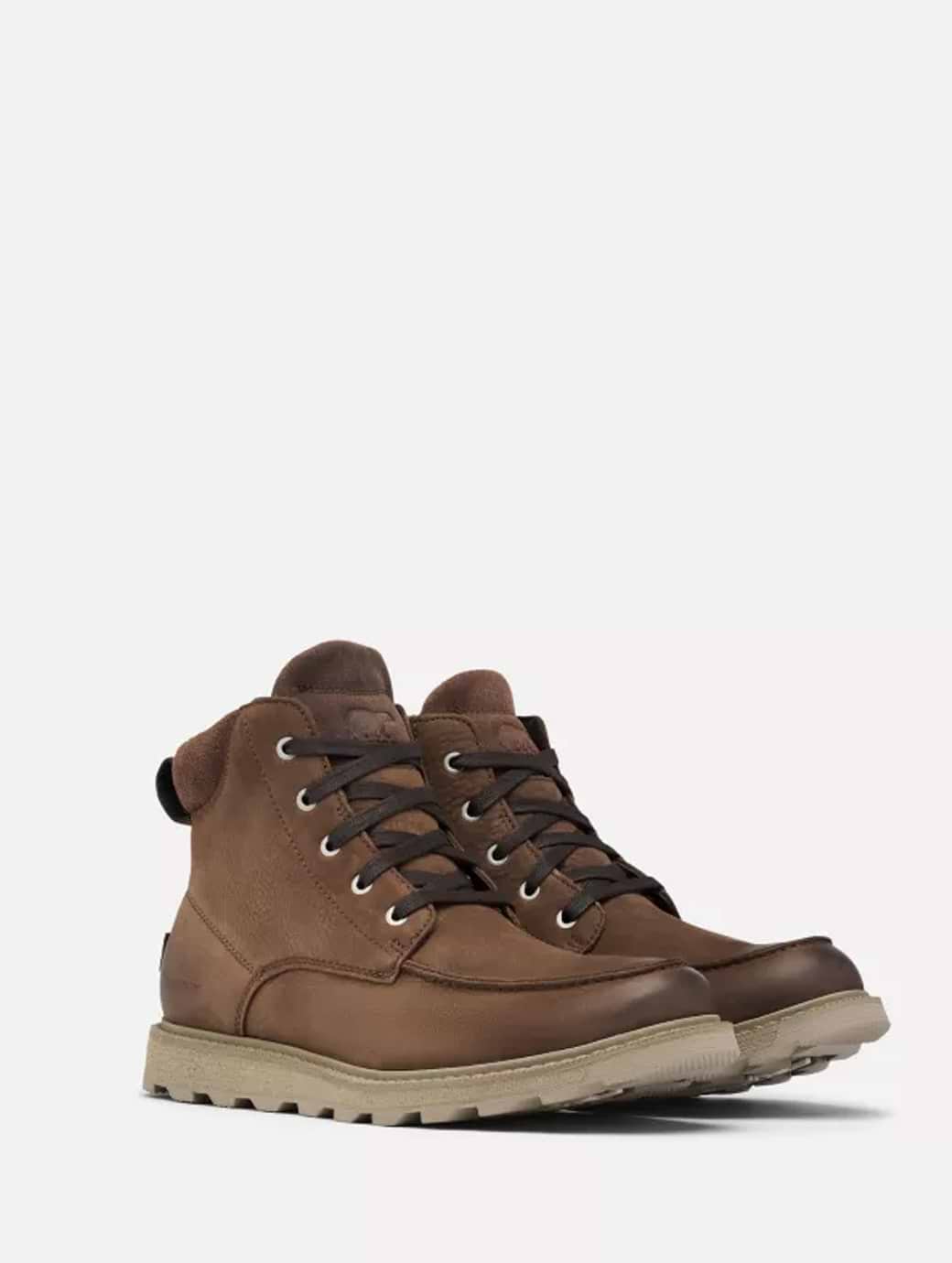 Sorel Men's Madson II Moc Toe Waterproof Boot Tobacco