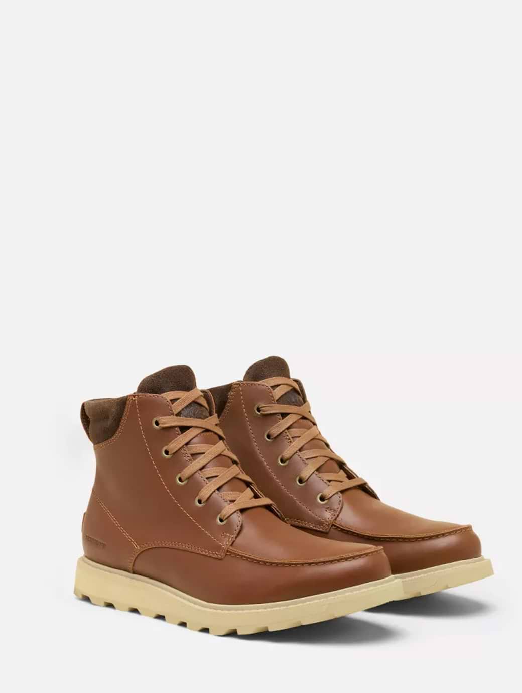 Sorel Men's Madson II Moc Toe Waterproof Boot Velvet Tan