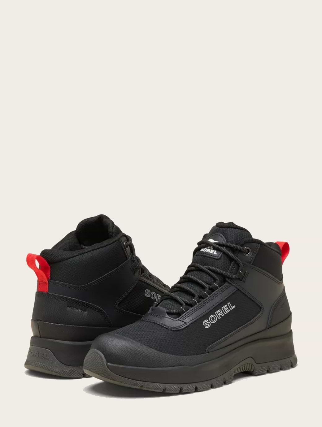 Sorel Men's OUTING NW Mid Waterproof Sneaker Black