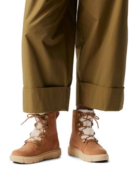 Sorel Women s Explorer III Joan Cozy Waterproof Shoe Velvet Tan