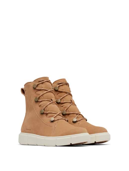 Sorel Women's Explorer III Joan Waterproof Shoe Tawny Buff