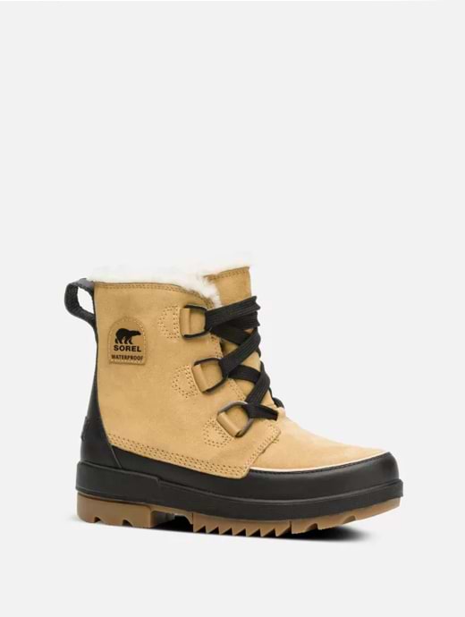 Sorel Women's Torino II Parc Shearing Waterproof Winter Boots Curry