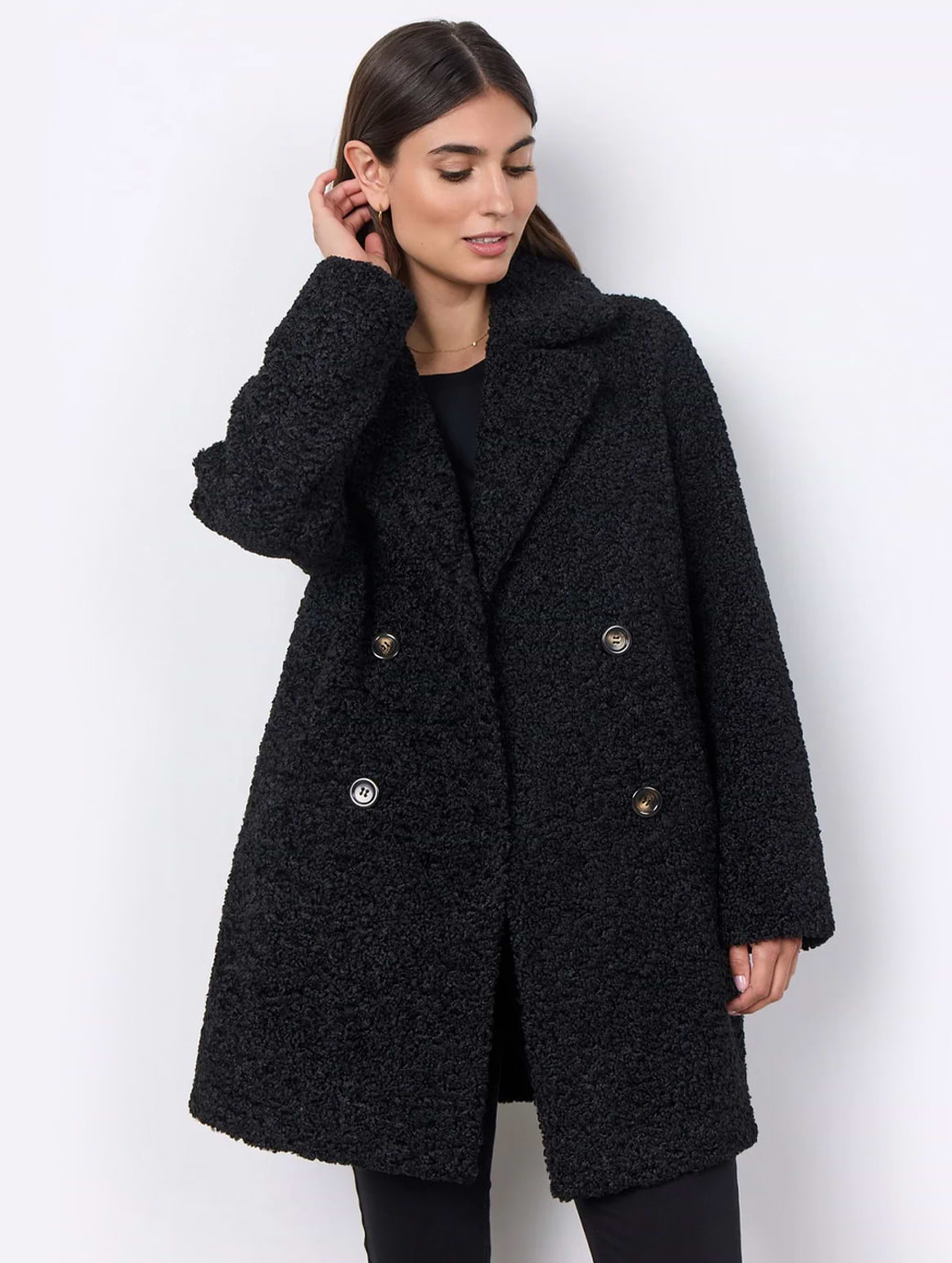 Soya Concept Mukite 1 Coat Black
