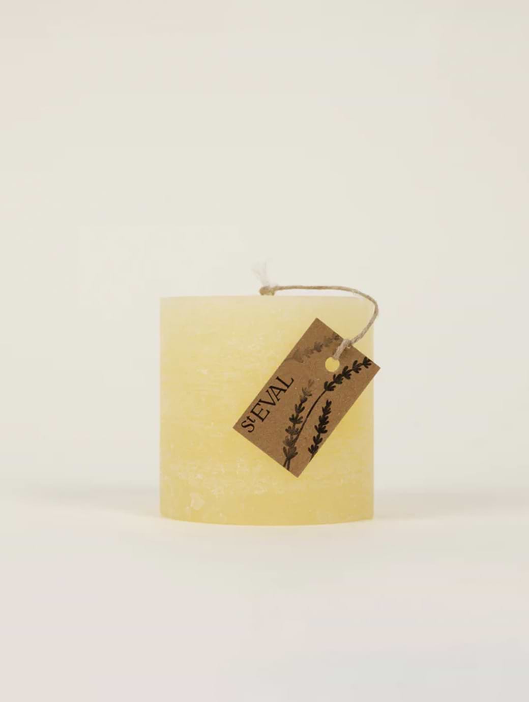 St Eval Candles Lavender Fields Scented 3"X3" Pillar Candle