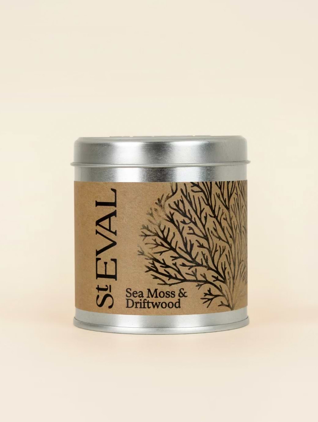 St Eval Candles Scented Tin Candle Sea Moss & Driftwood