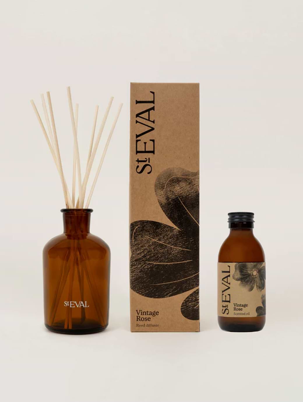 St Eval Candles Vintage Rose Reed Diffuser