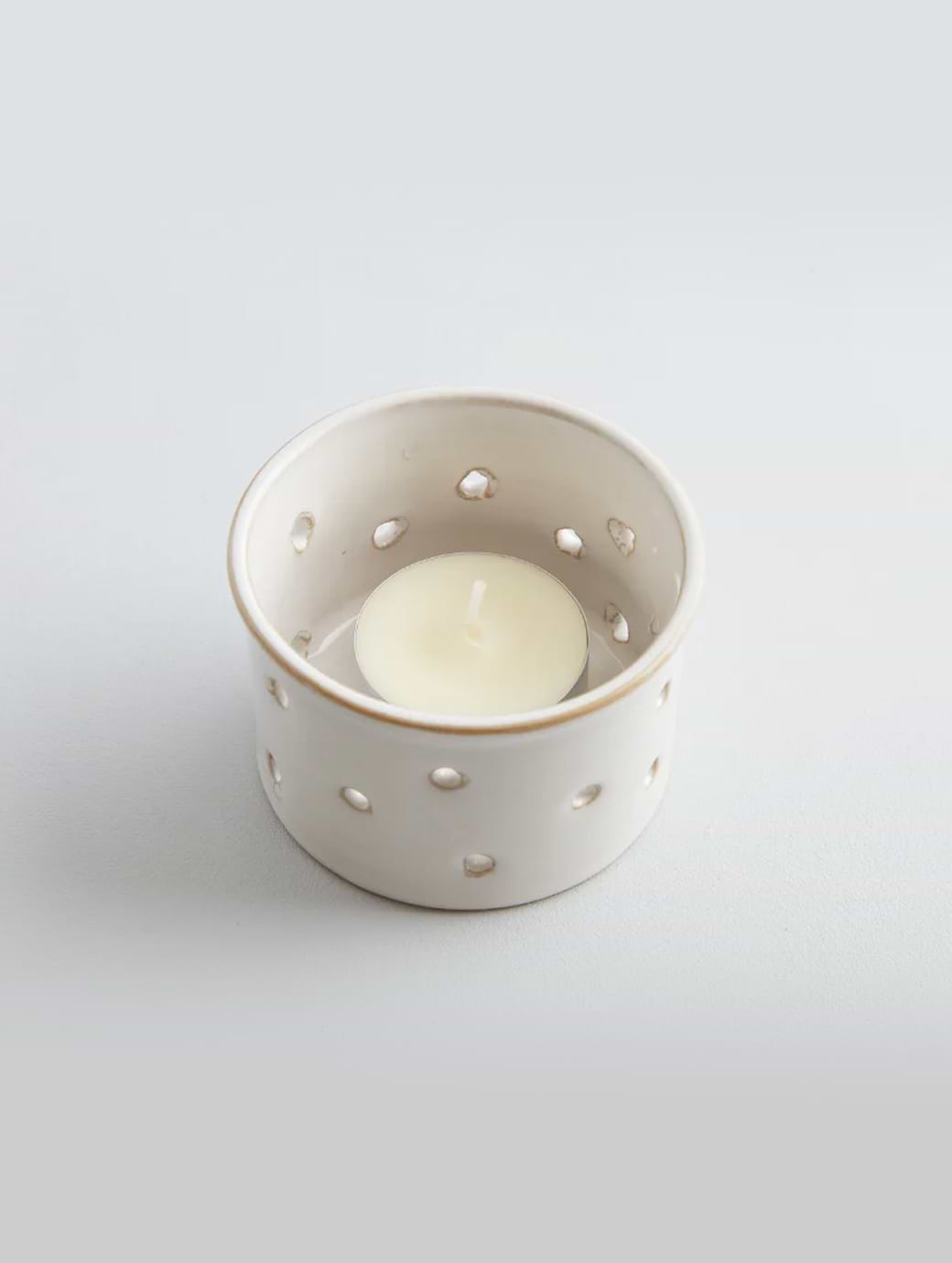 St Eval Glazed Tealight Holder