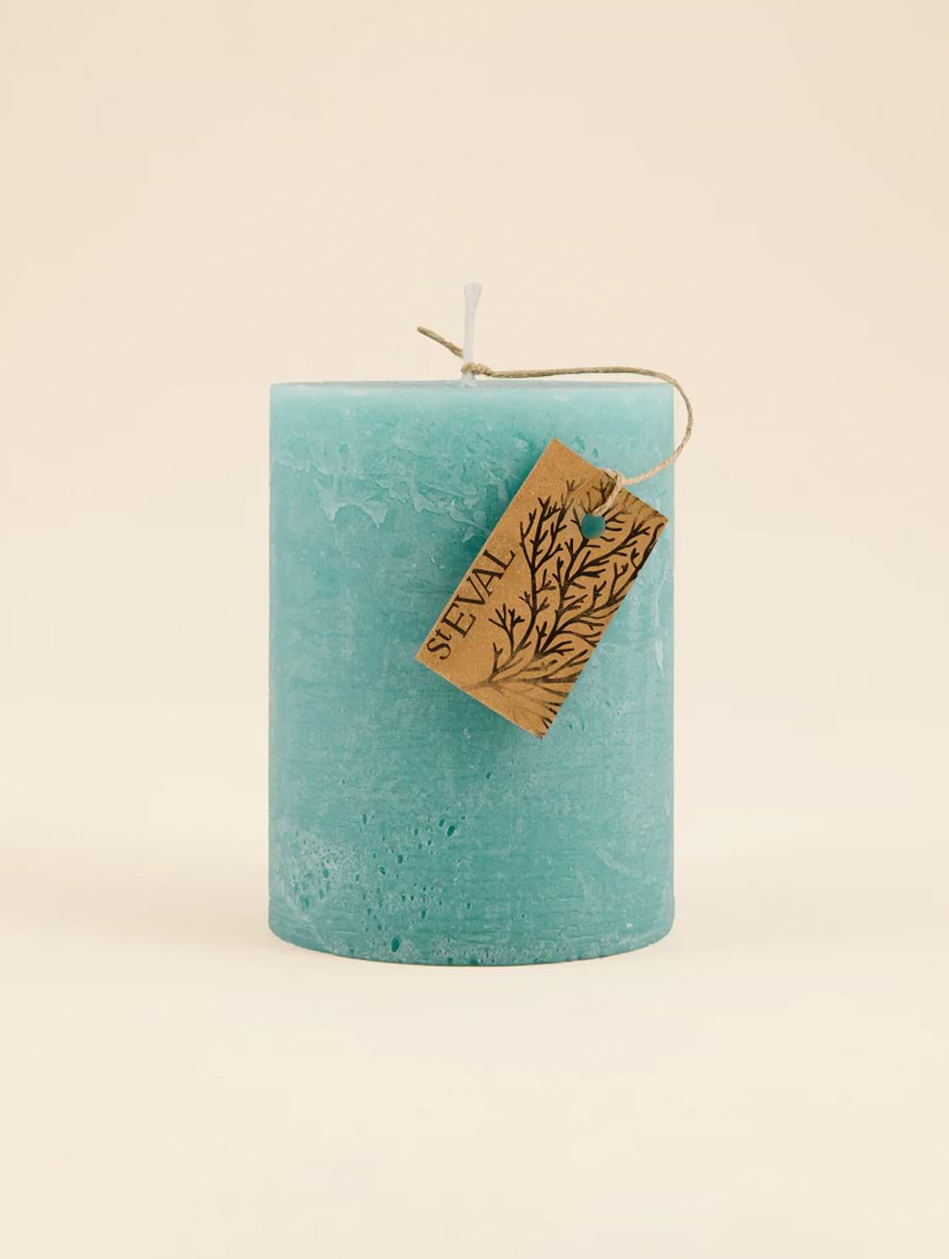 St Eval Sea Moss & Driftwood Pillar Candle