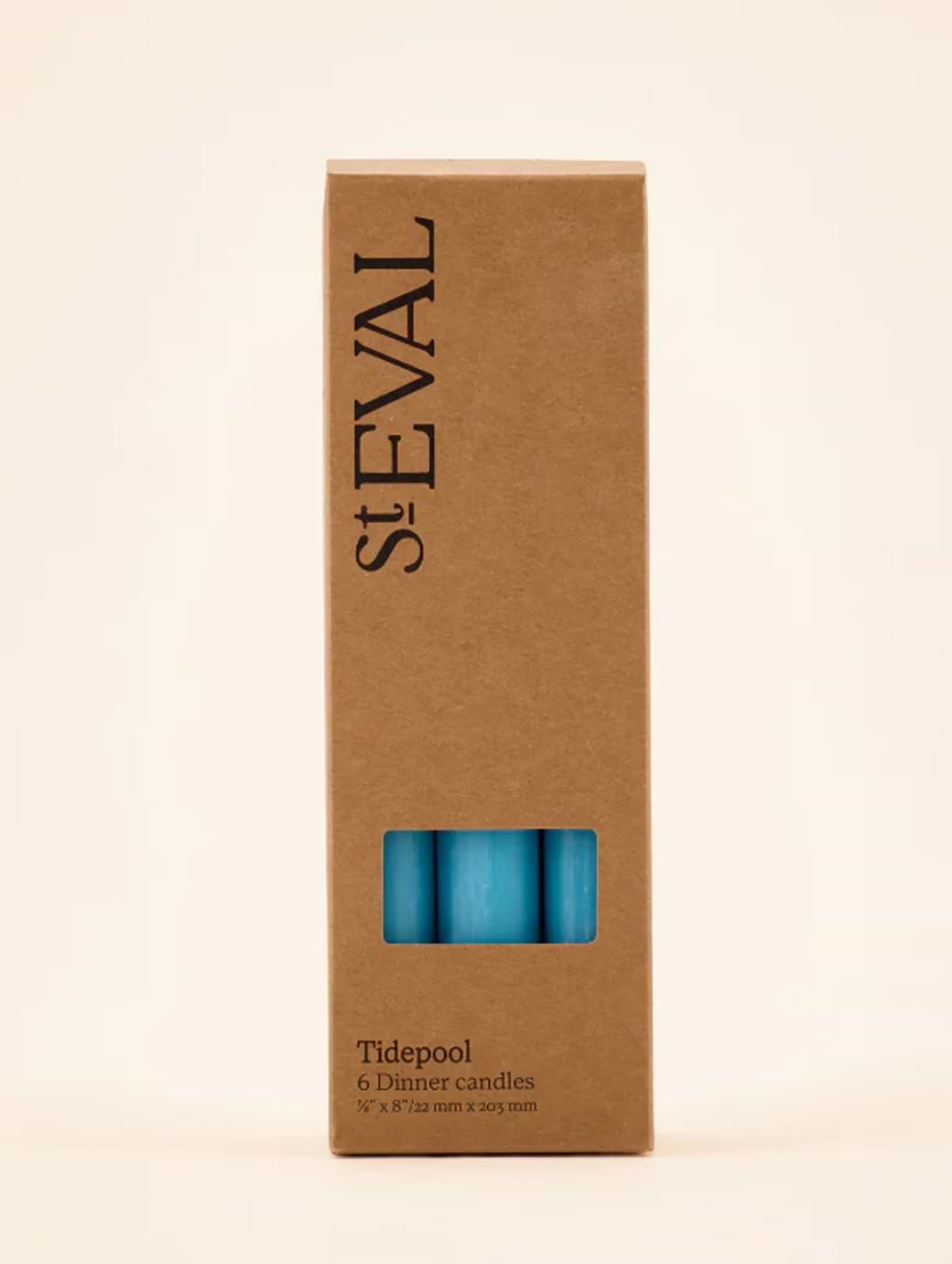St Eval Tidepool Dinner Candle 6 Pack