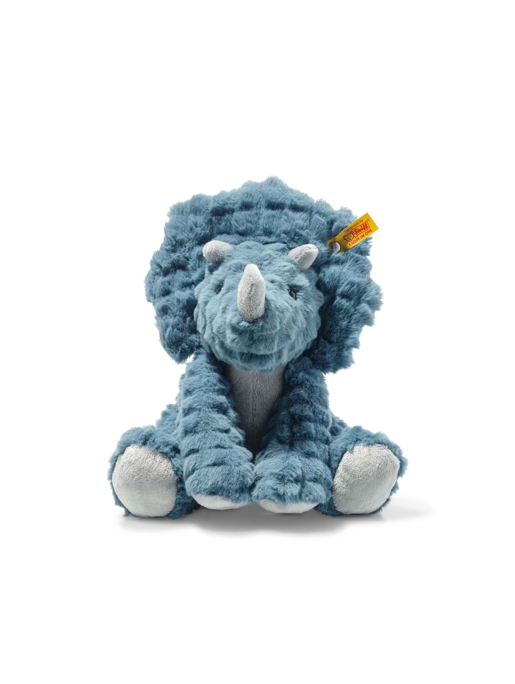 Steiff Dixi Triceratops Sitting Petrol Blue 28cm