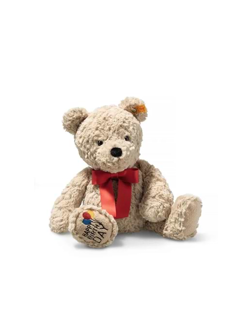 Steiff Jimmy Teddy Bear Happy Birthday Beige - 35cm