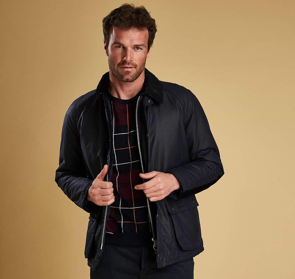 Barbour strathyre navy best sale