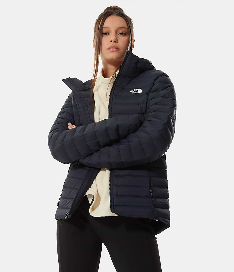 Women's stretch down hoodie outlet