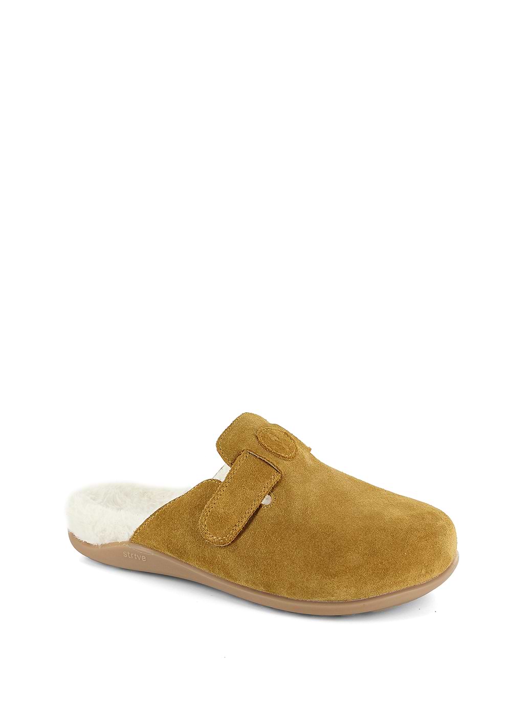 Strive Footwear Women's Oslo Nubuck Leather Slipper Oak