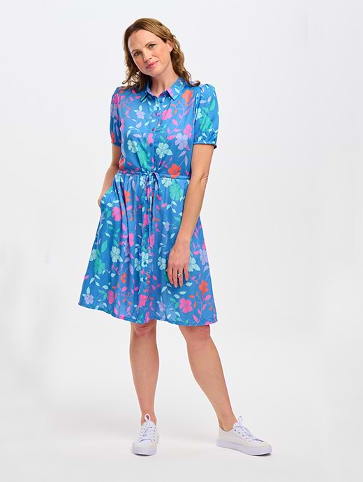 Rainbow floral dress online