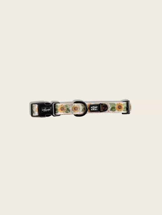 The Adorable Pooch Company Collar Sunflower Season