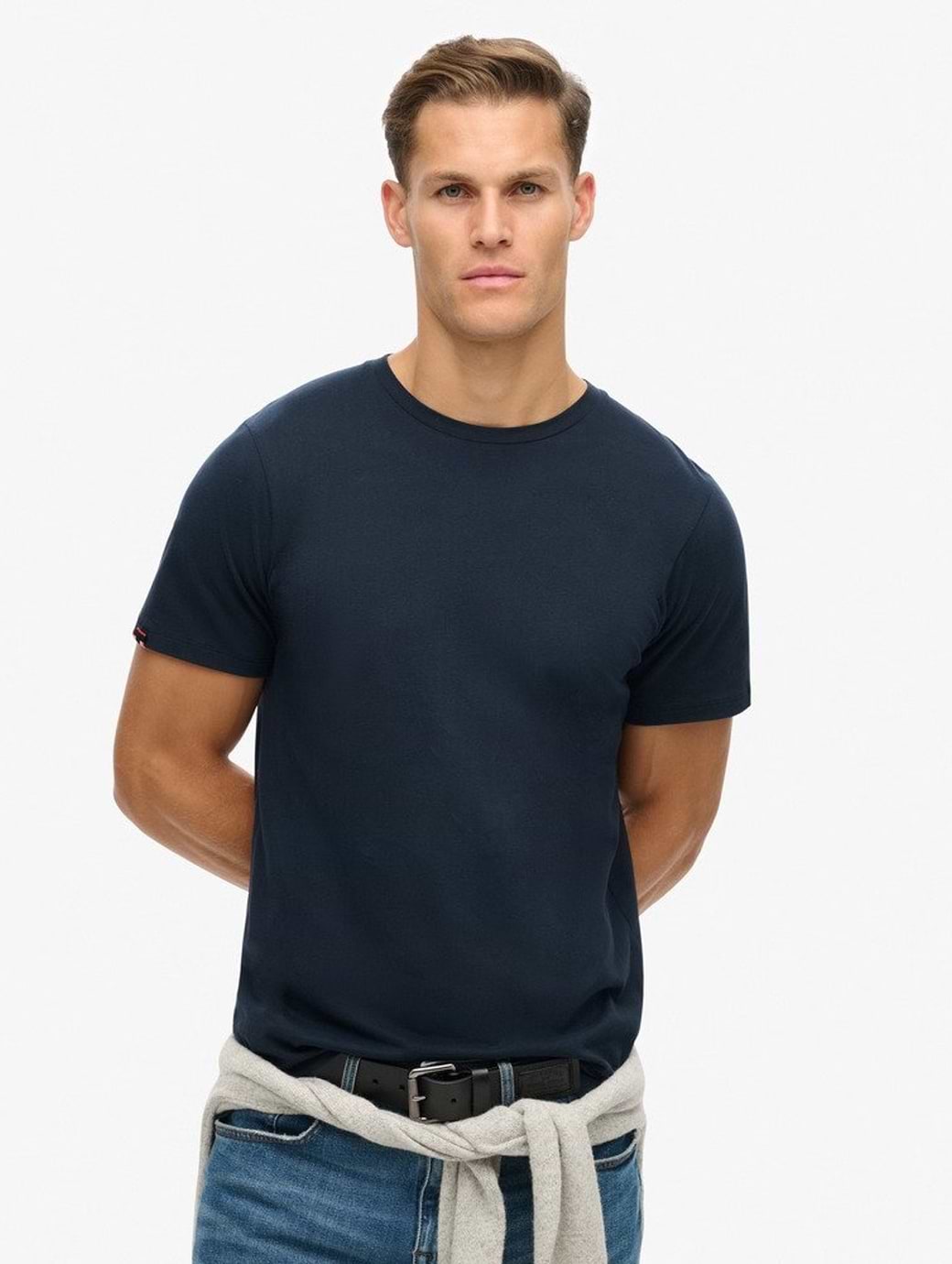 Superdry Men's Classic Essential Tee Eclipse Navy
