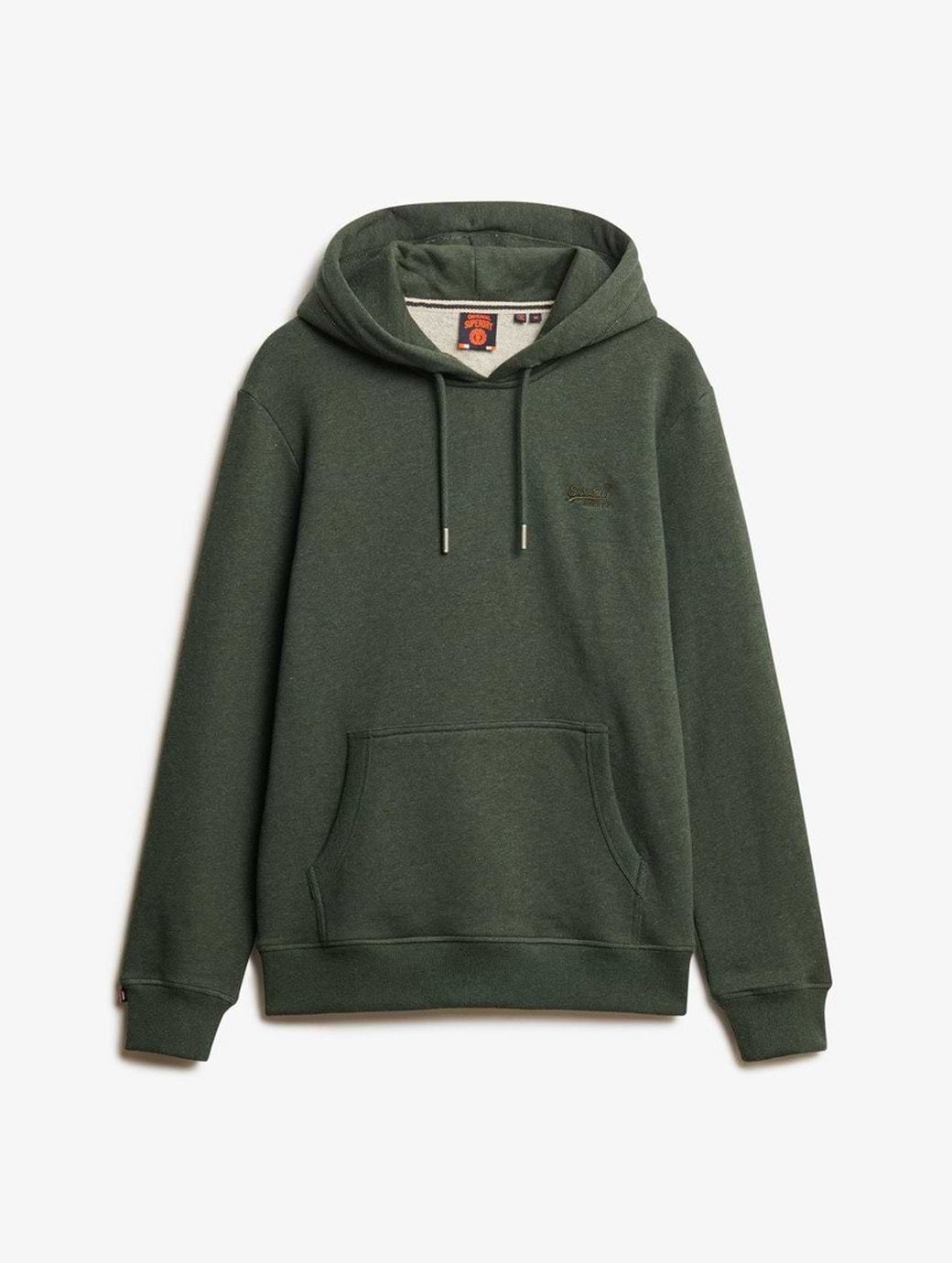 Superdry Men's Essential Logo Hoodie Deep Forest Green Marl