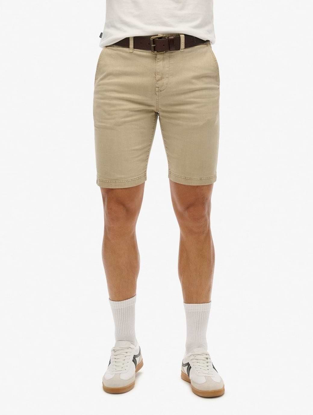 Superdry Men's Officer Chino Shorts Tan