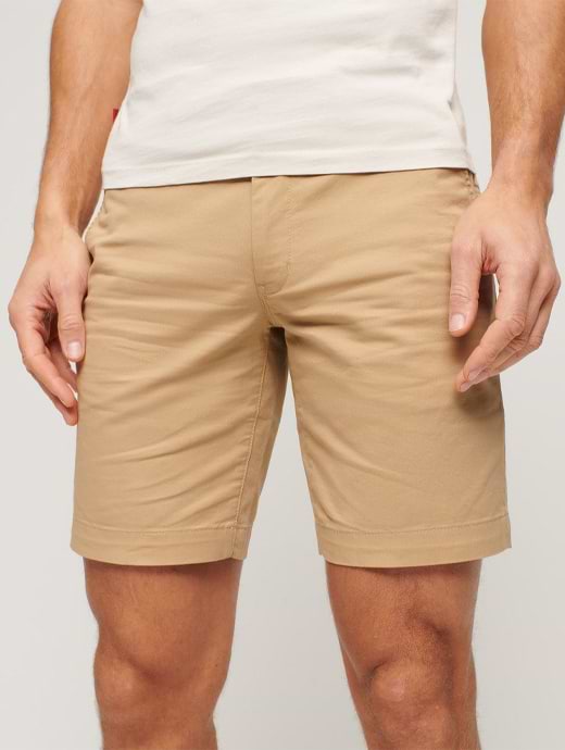 Superdry Men s Stretch Chino Shorts Shaker Beige